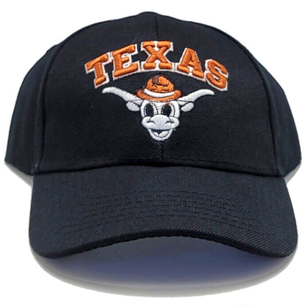 Texas Black Eagle Youth Longhorn Adjustable Hat